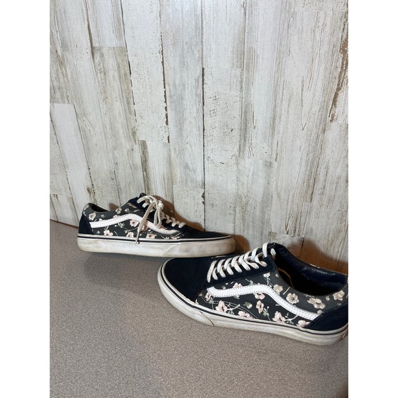Vans Vintage Floral blue graphite old skool size 9.5 - Picture 4 of 5